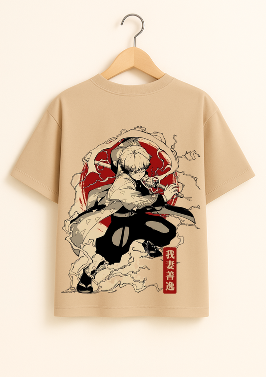 Zenitsu - Demon Slayer Oversized T Shirt