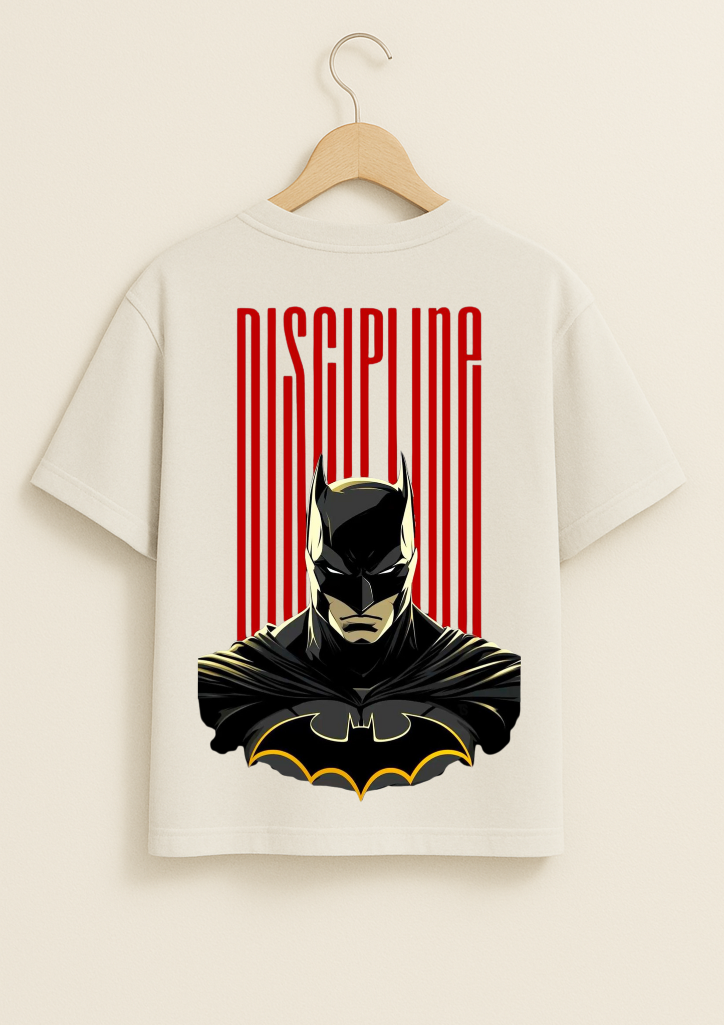 Discipline Batman Oversized T Shirt