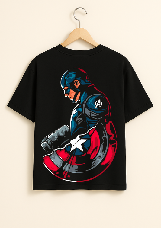 Captain America Oversized T Shirt