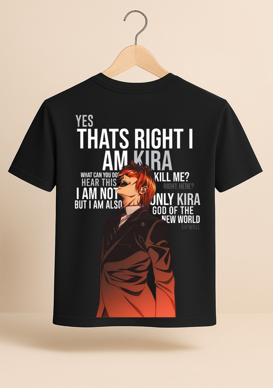 DEATH NOTE - LIGHT YAGAMI - KIRA REGULAR FIT