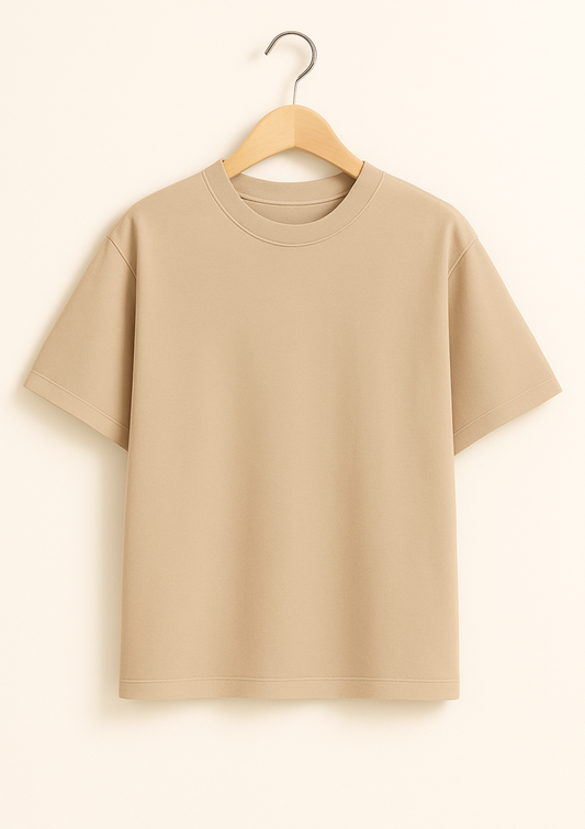 Basic Beige T Shirt