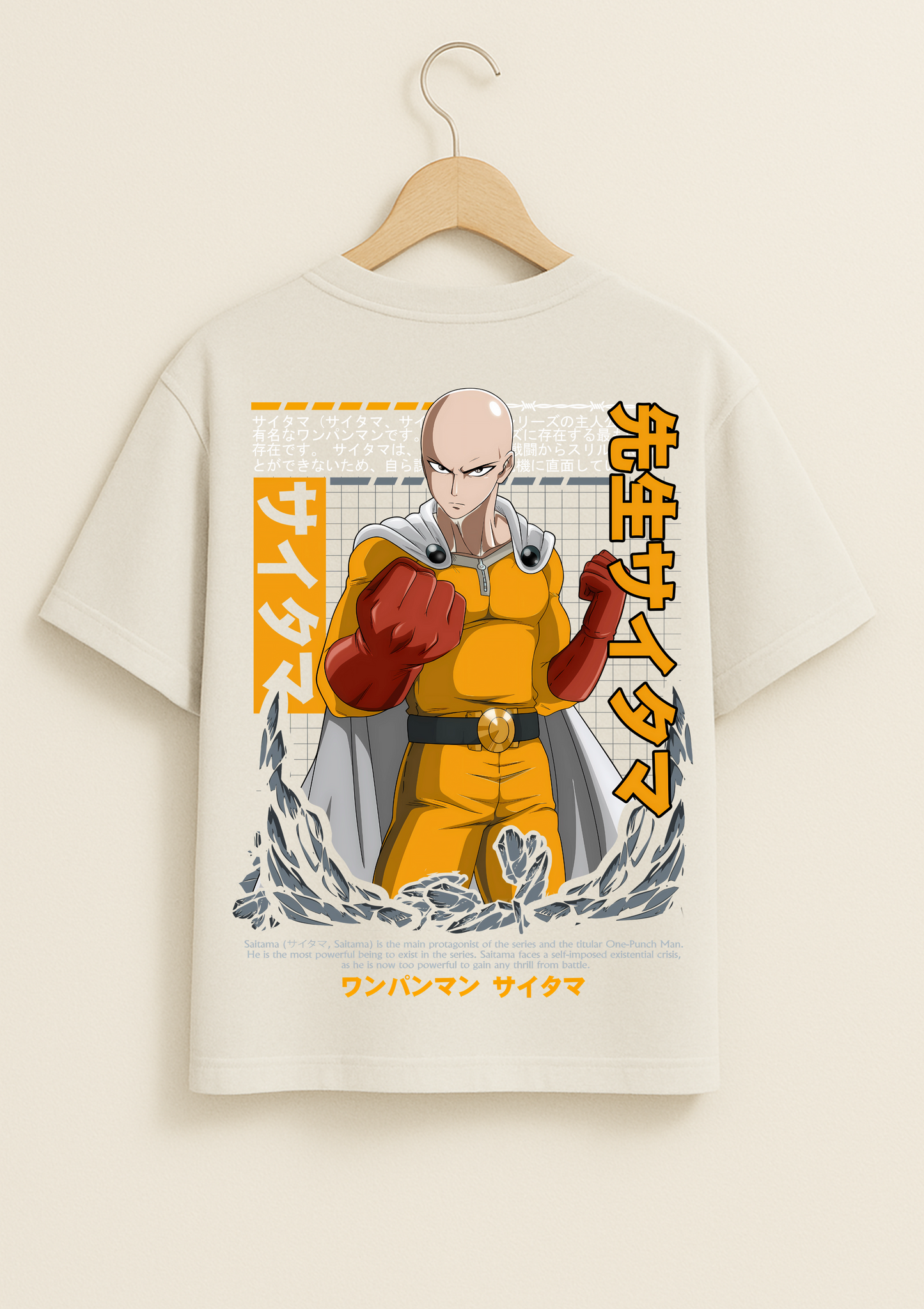 One Punch Man Oversized T Shirt