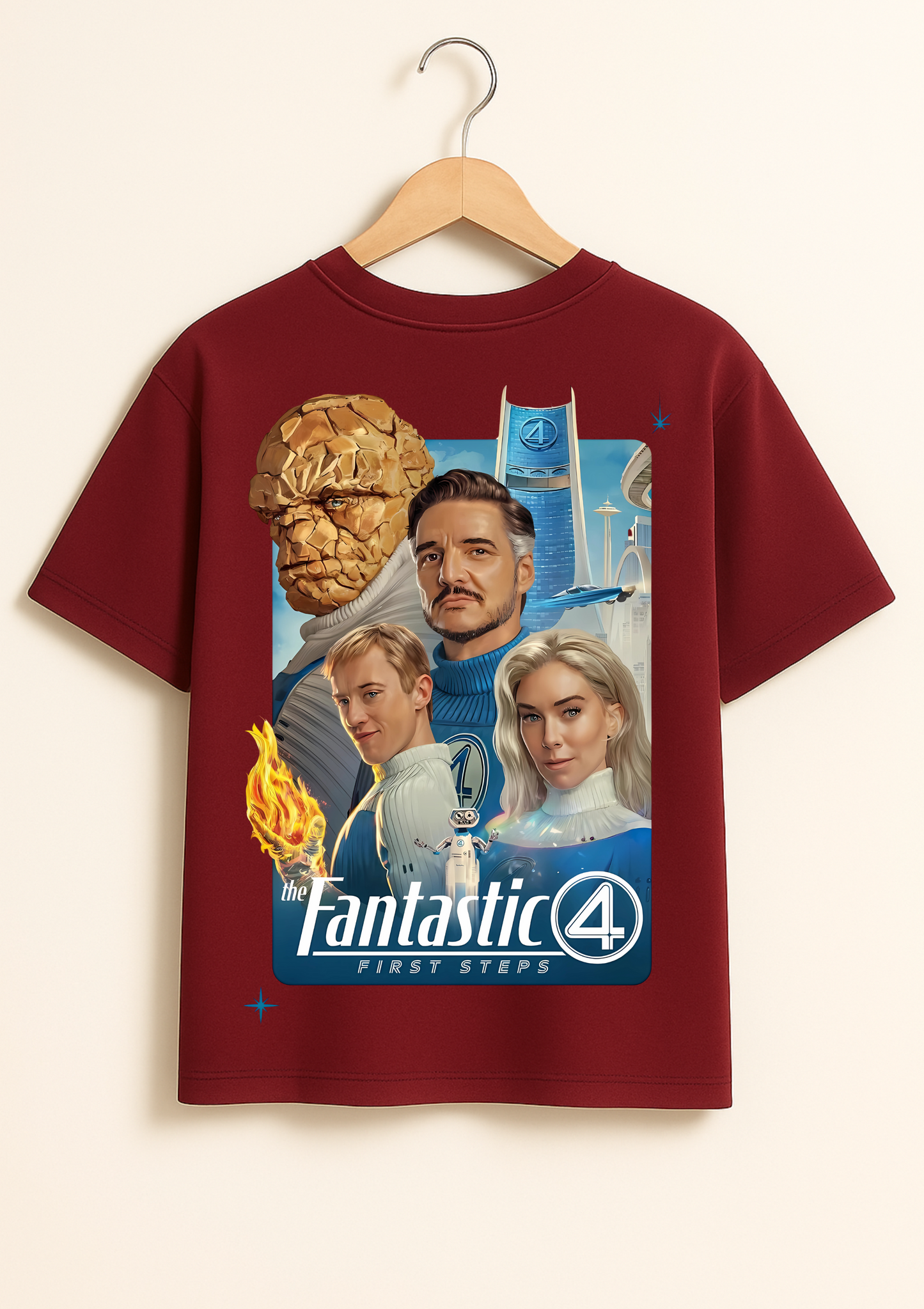 Fantastic Four Oversized T Shirt