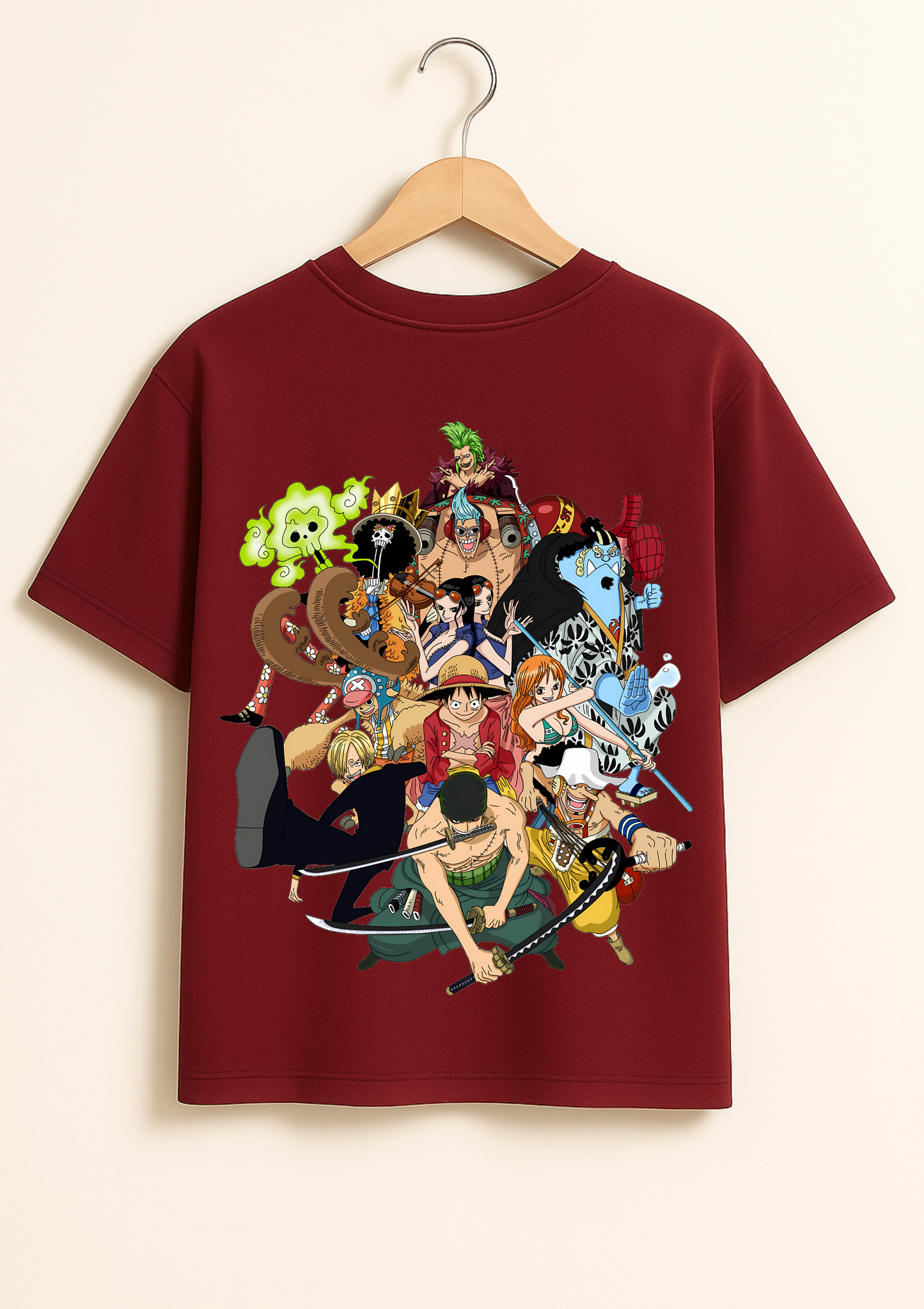 One Piece Character Oversized T Shirt