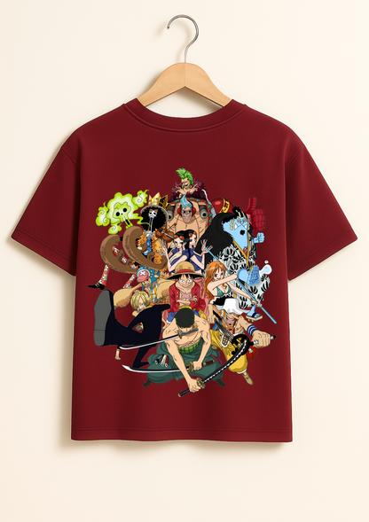 One Piece Character Oversized T Shirt