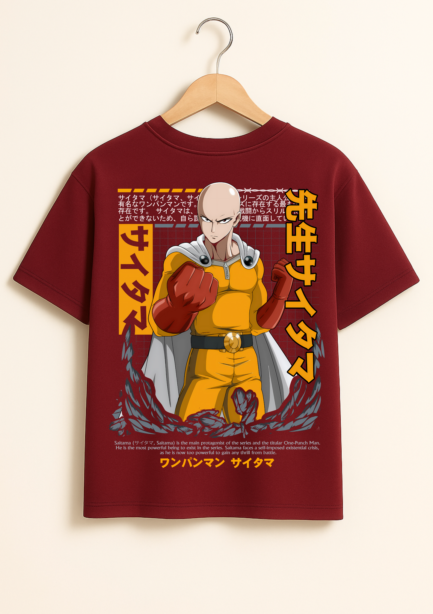 One Punch Man Oversized T Shirt