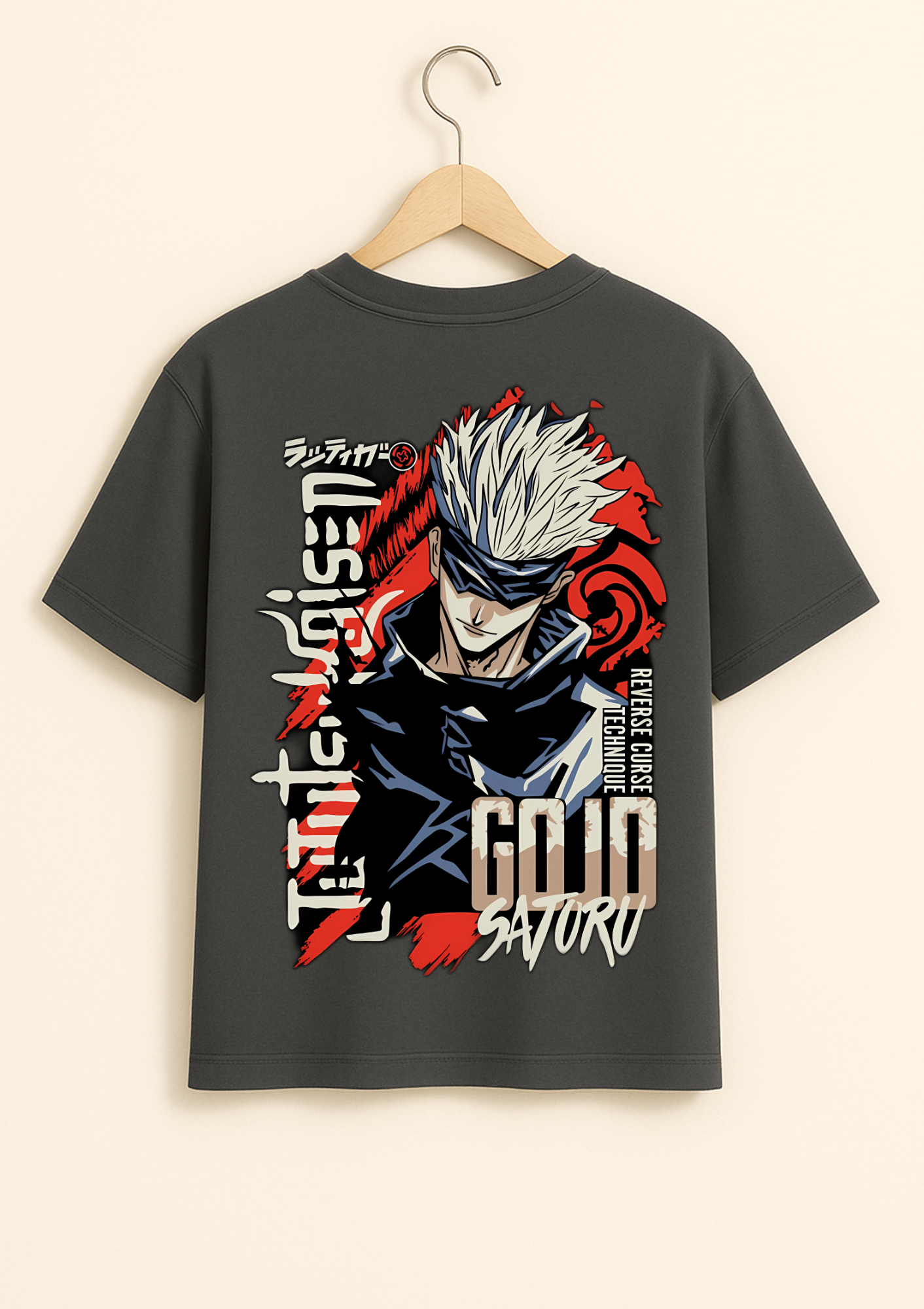 Jutusu Kaisen - Gojo Satoru Oversized T Shirt