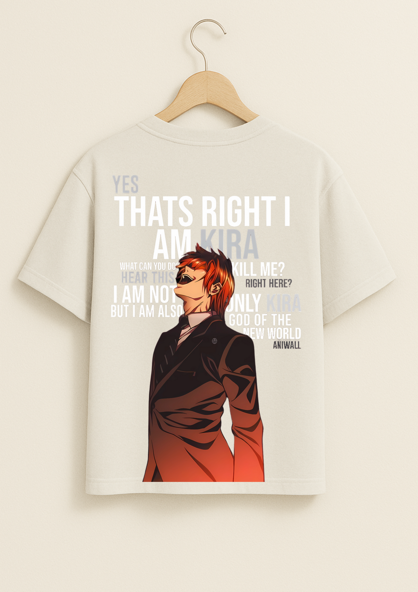 Death Note - Kira Oversized T Shirt