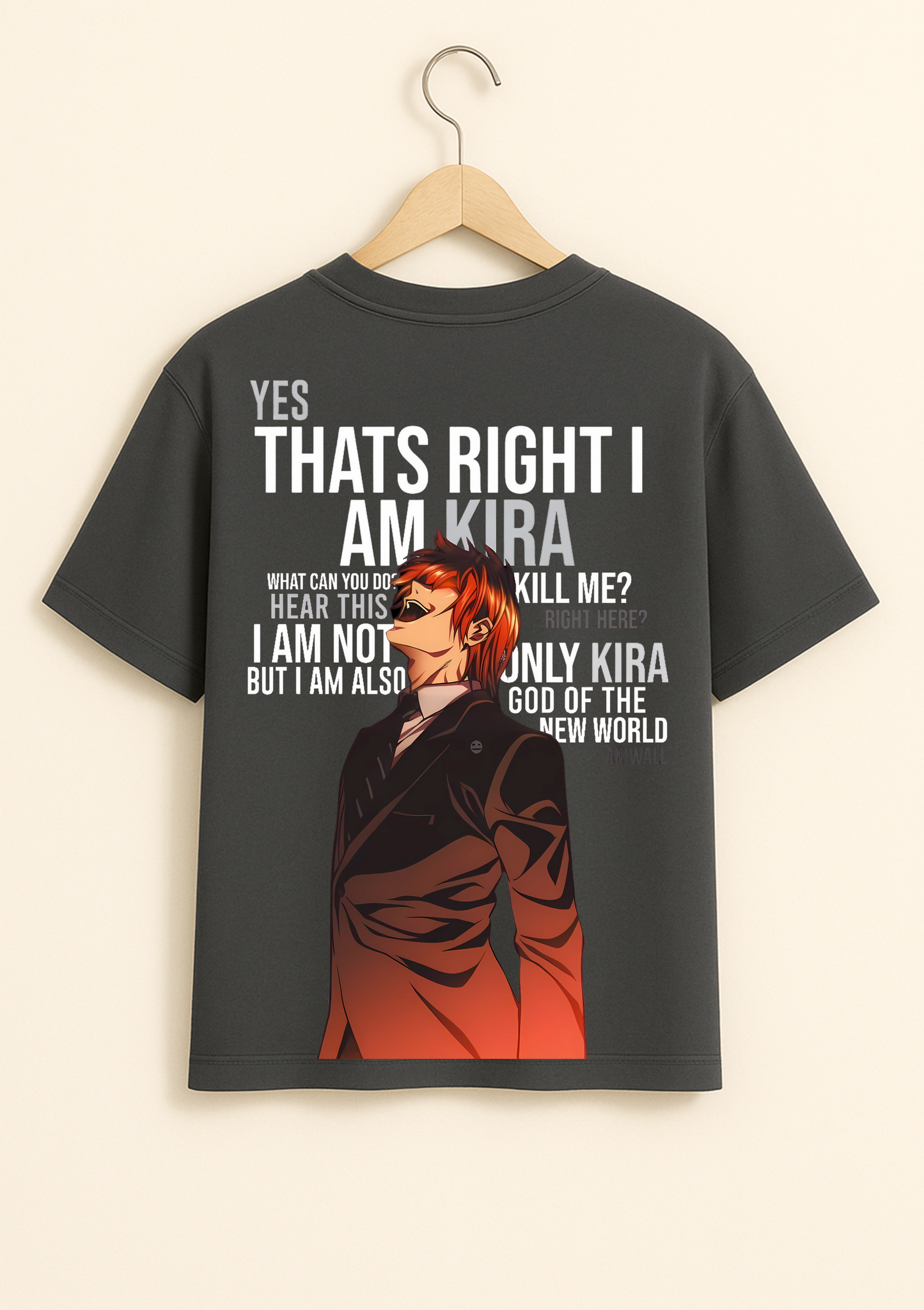 Death Note - Kira Oversized T Shirt