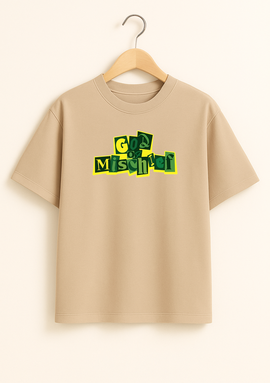 God Of Mischief Oversized T Shirt