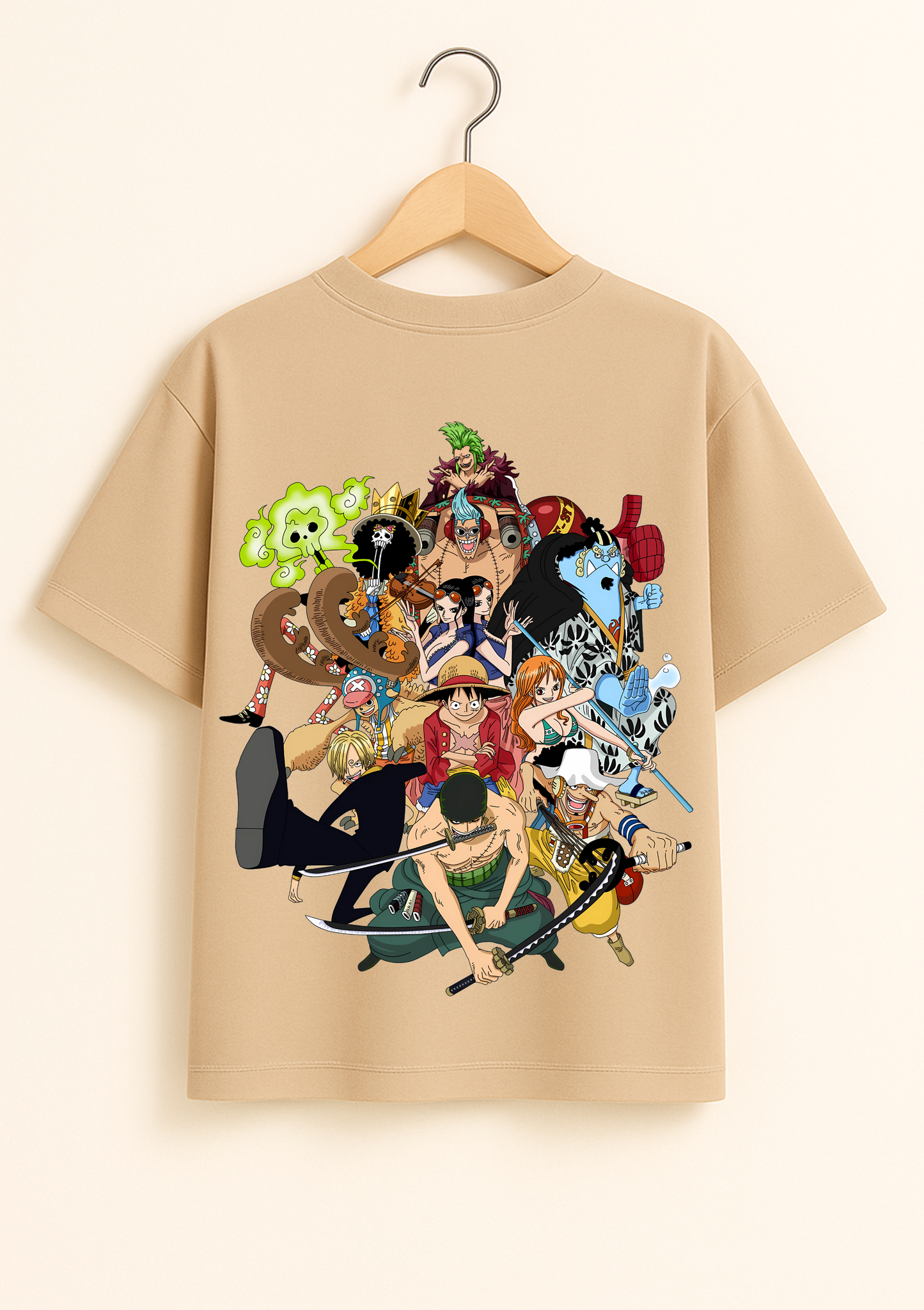 One Piece Character Oversized T Shirt
