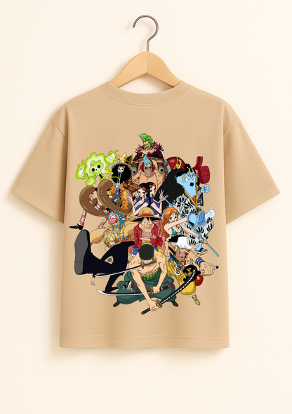 One Piece Character Oversized T Shirt