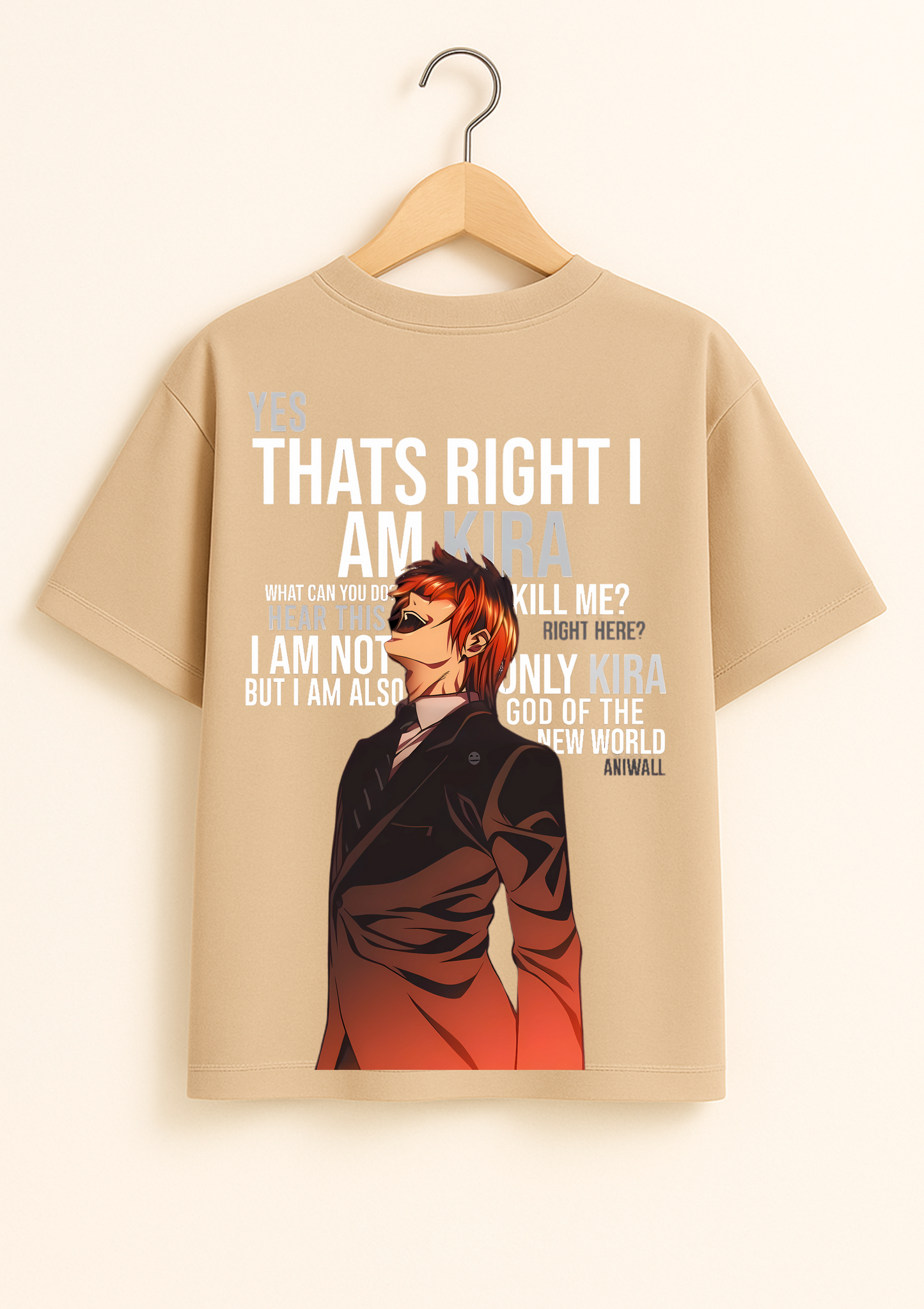 Death Note - Kira Oversized T Shirt