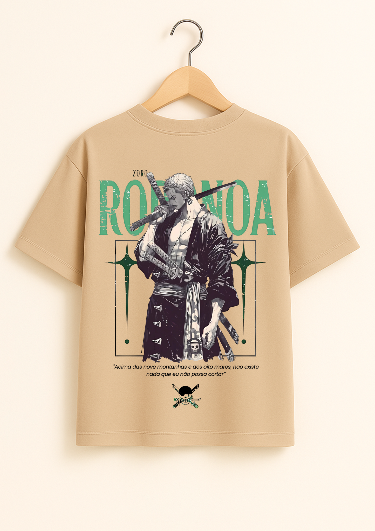 One Piece - Roronoa Zoro Oversized T Shirt