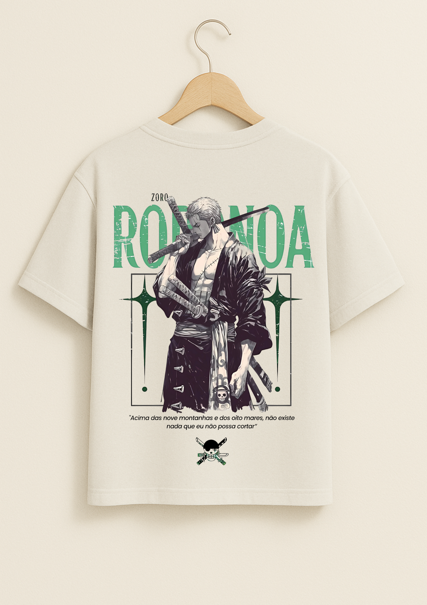 One Piece - Roronoa Zoro Oversized T Shirt