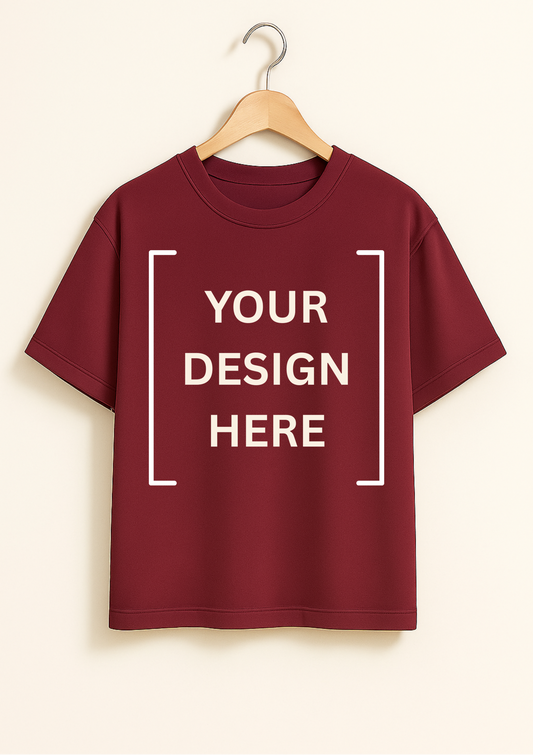 Wine Oversized T Shirt