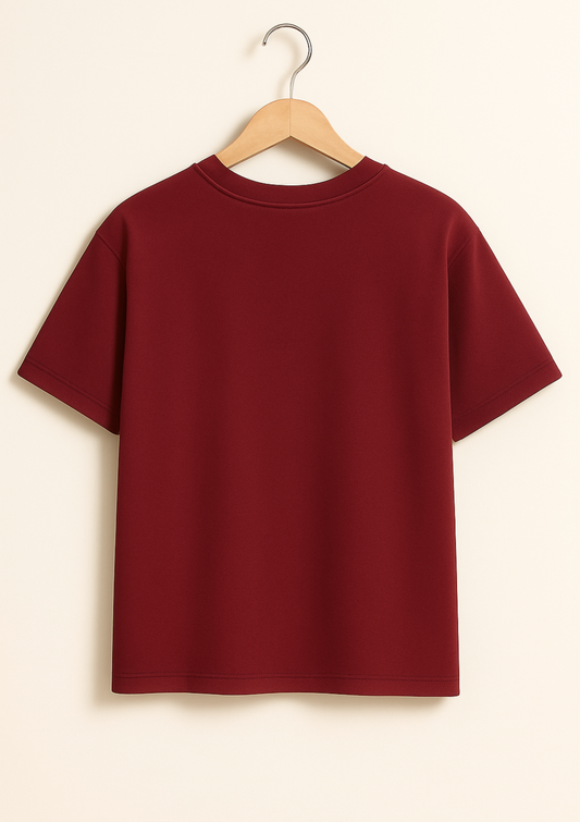 Basic Wine T Shirt